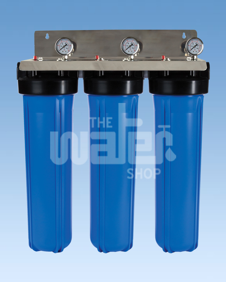 Big Blue/High Flow Triple 20" Whole House The Water Shop Water Filter